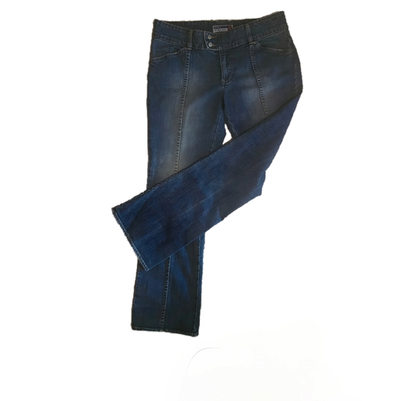 Vintage Old Navy Dark Blue Low Cut Jeans - Picture 1 of 5
